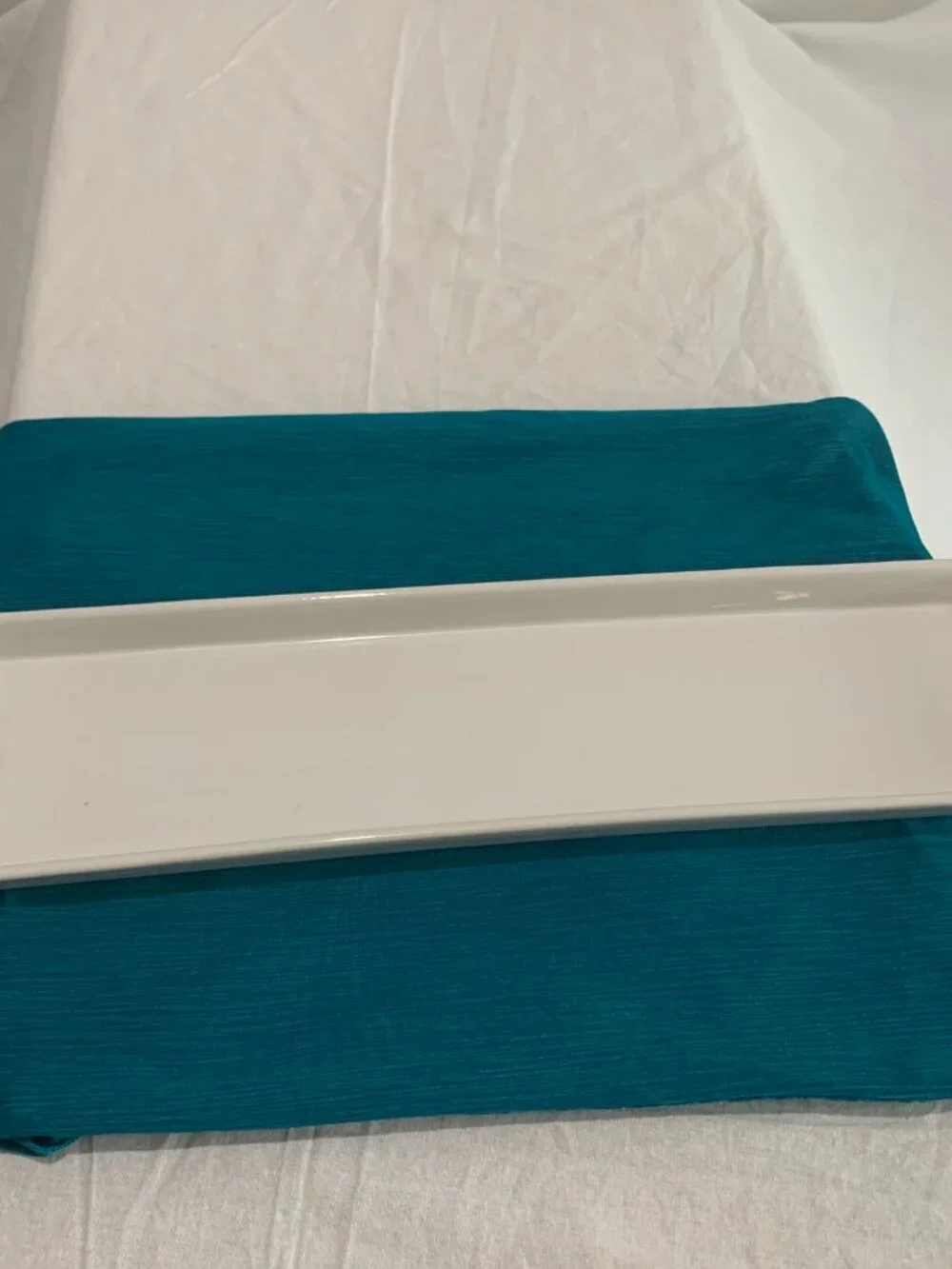 IKEA Stilren Decorative Bowl Ceramic Gray Ribbed Centerpiece Plate Minimal